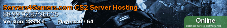 Servers4Gamers.com CS2 Server Hosting