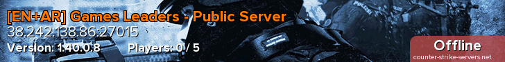[EN+AR] Games Leaders - Public Server